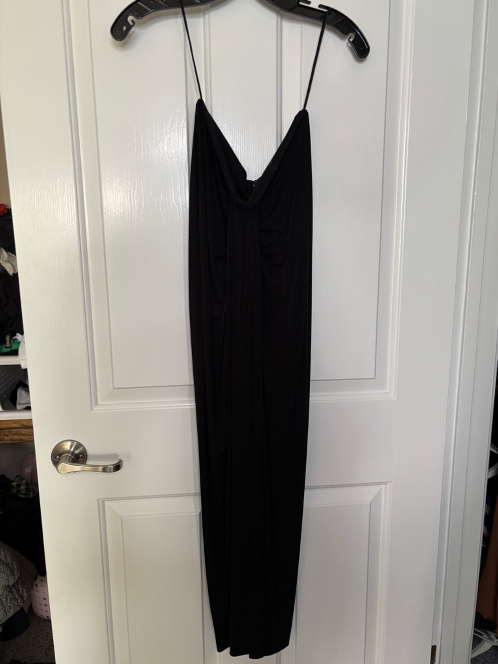 NWOT Jason Wu Black STRAPLESS midi Dress with rouching size 6 - Picture 3 of 12